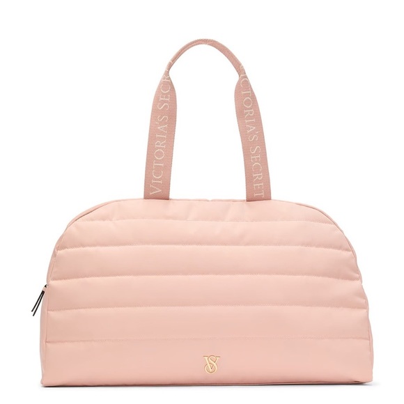 Victoria's Secret Pink quilted dome weekender duffle bag - Picture 1 of 5